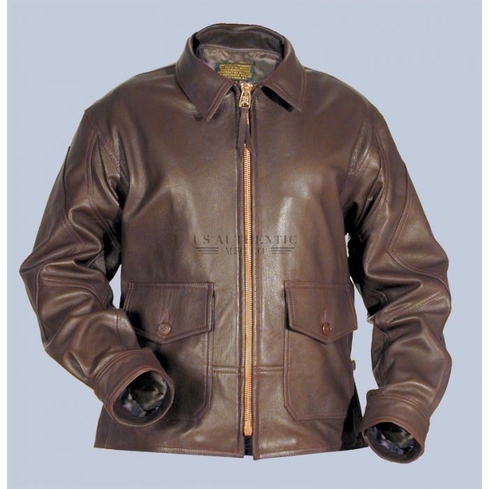 G-8 Navy Leather Flight Jacket