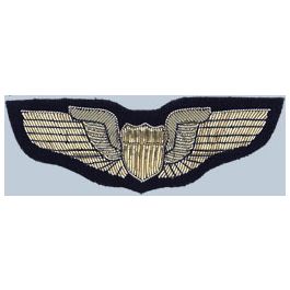 US AMERICAN TRANSCONTINENTAL AIR TRANSPORT AIRLINES PILOT WING BULLION WIRE 