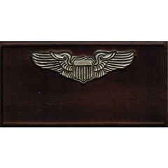 Embossed and painted over brown