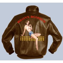 Marylyn Bronx Bomber Nose art