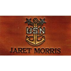 Nametag Navy Master Chief Anchor