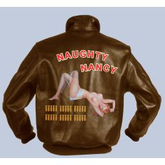 Naughty Nancy Nose Art