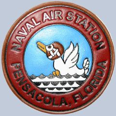 Embossed painted leather patch
