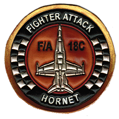 VMFA 312 Fight's on shoulder patch
