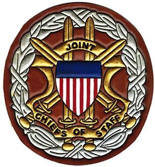 4" U.S Joint Chiefs of Staff leather patch 